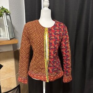 Citron Patchwork Quilt Jacket